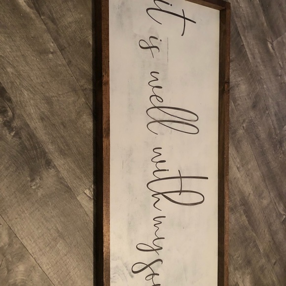 Farmhouse wood sign - Picture 2 of 2